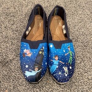 TOMS Kids' Navy Blue Adventure Moccasins